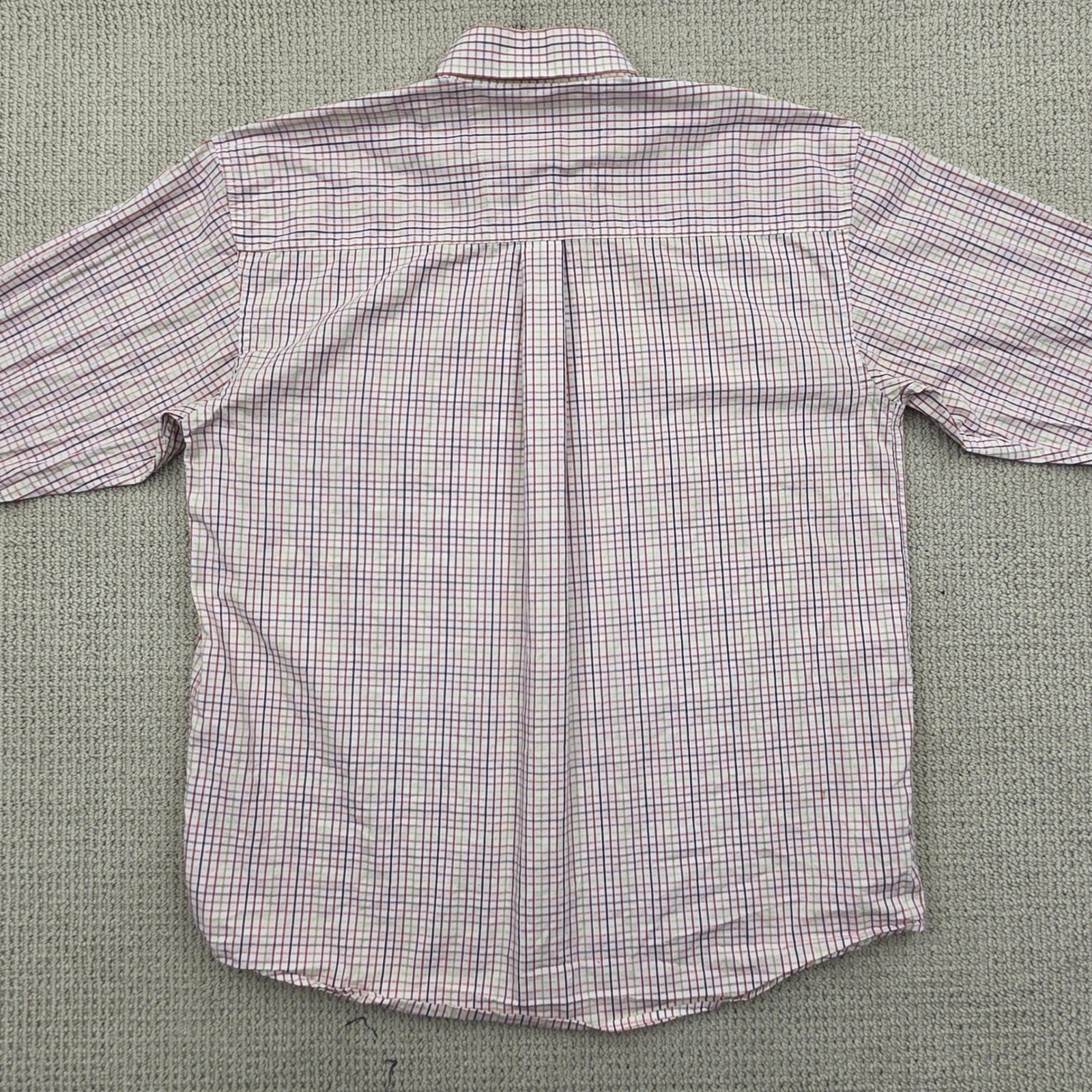 Wrangler George Strait Plaid Western Button Down Shirt MGSR262 White Red Mens XL