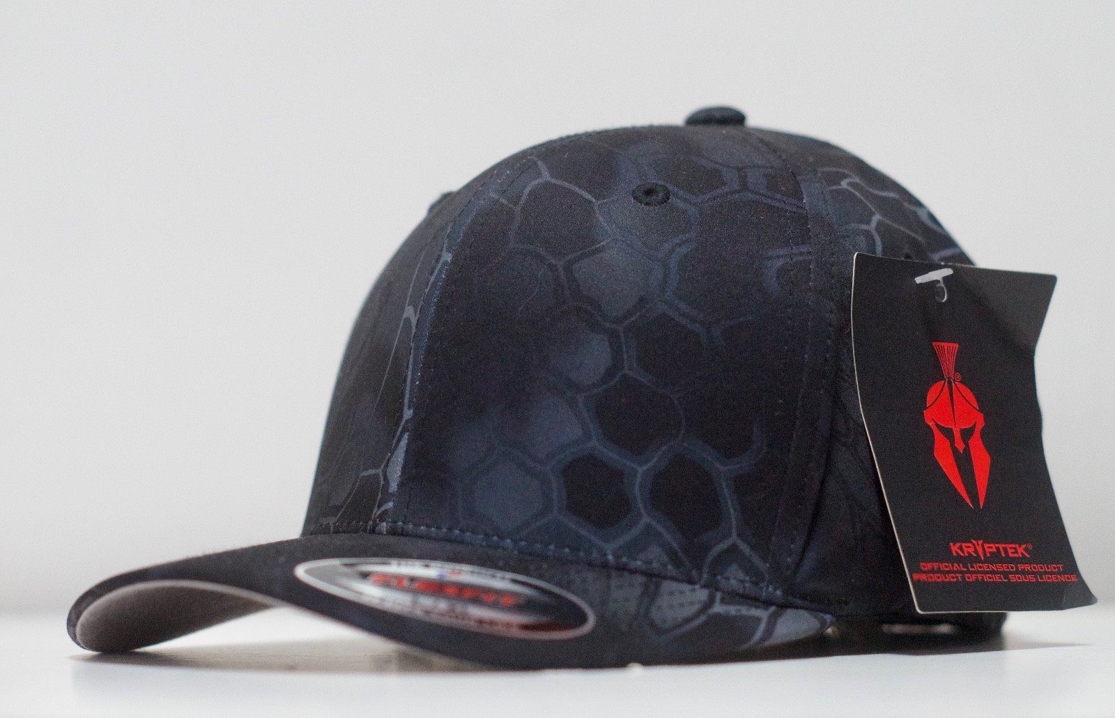 New The Original FlexFit Delta Mens Black Stain Block Tech Hat RHTNBR-43 L/XL