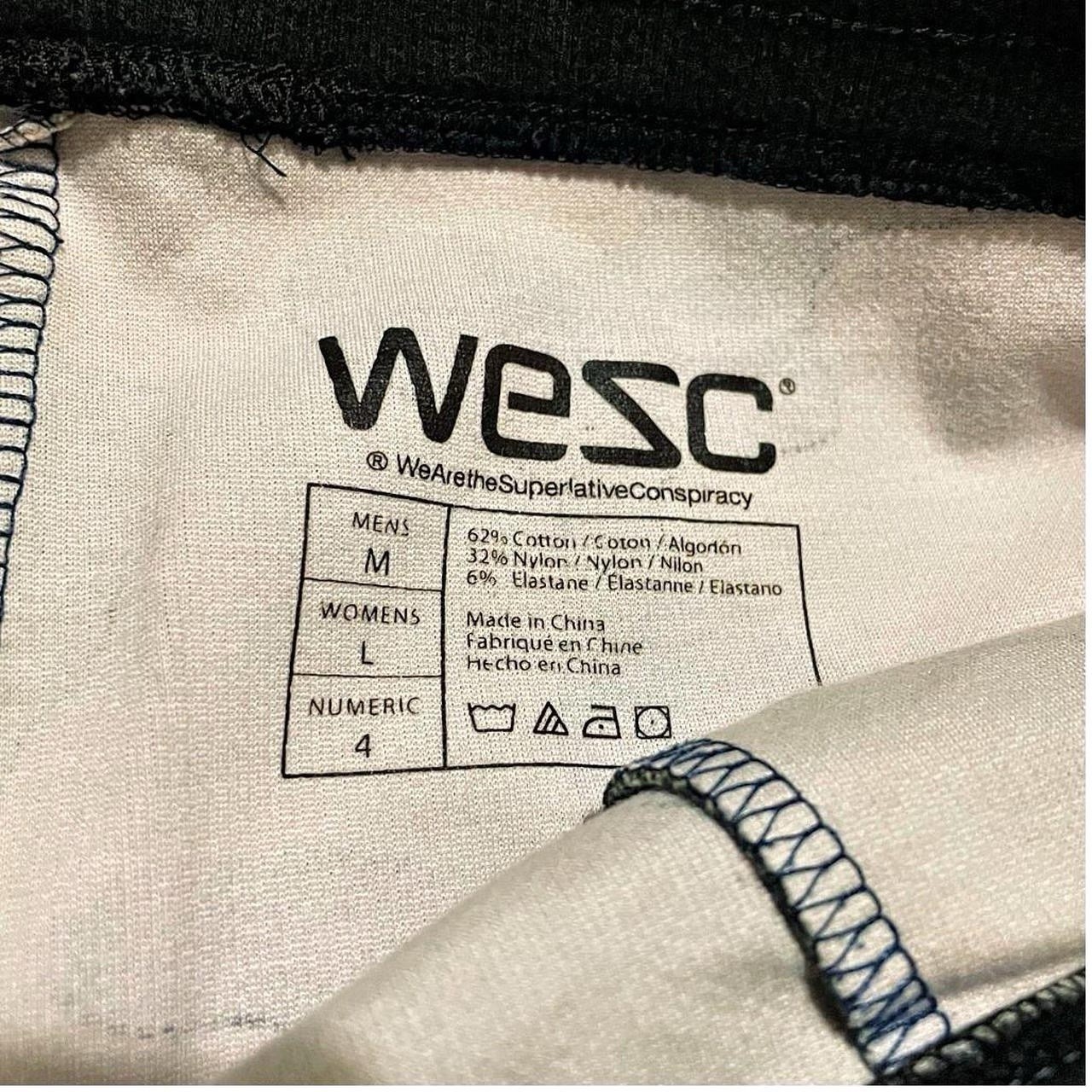 WESC Men’s Camouflage Jogger Pants Size Medium Drawstring Cotton Nylon Elastane