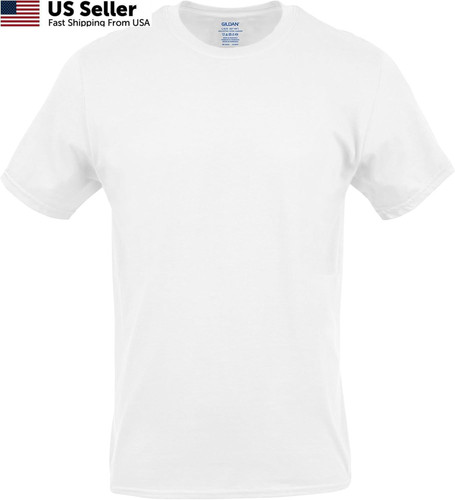 Gildan Men’s Crew T-Shirts, Multipack, Style G1100 XX-Large, White