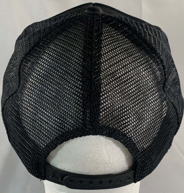 VTG Designer Award Sniper Black Mesh Snapback Trucker Hat Patch