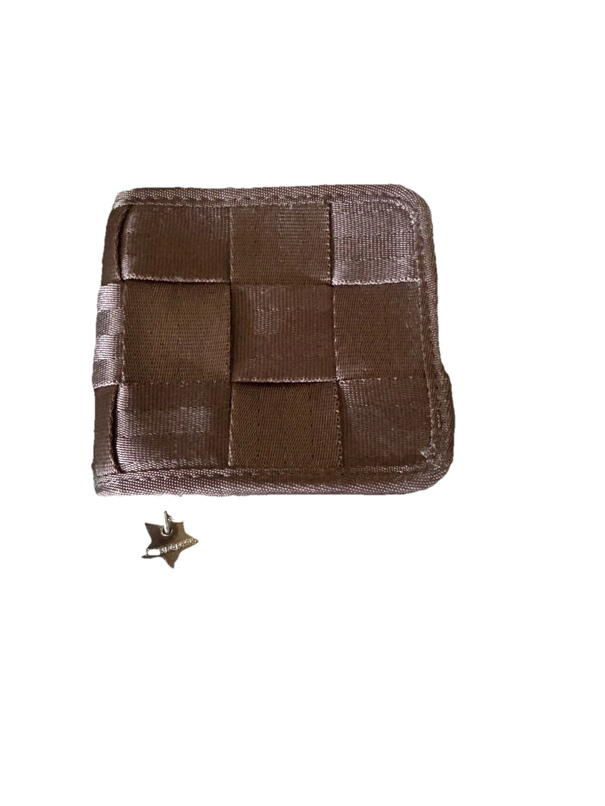 REDUCED!!! Original Seatbelt Bag 1/2 Size Billfold Brown Grey Interior/Pockets