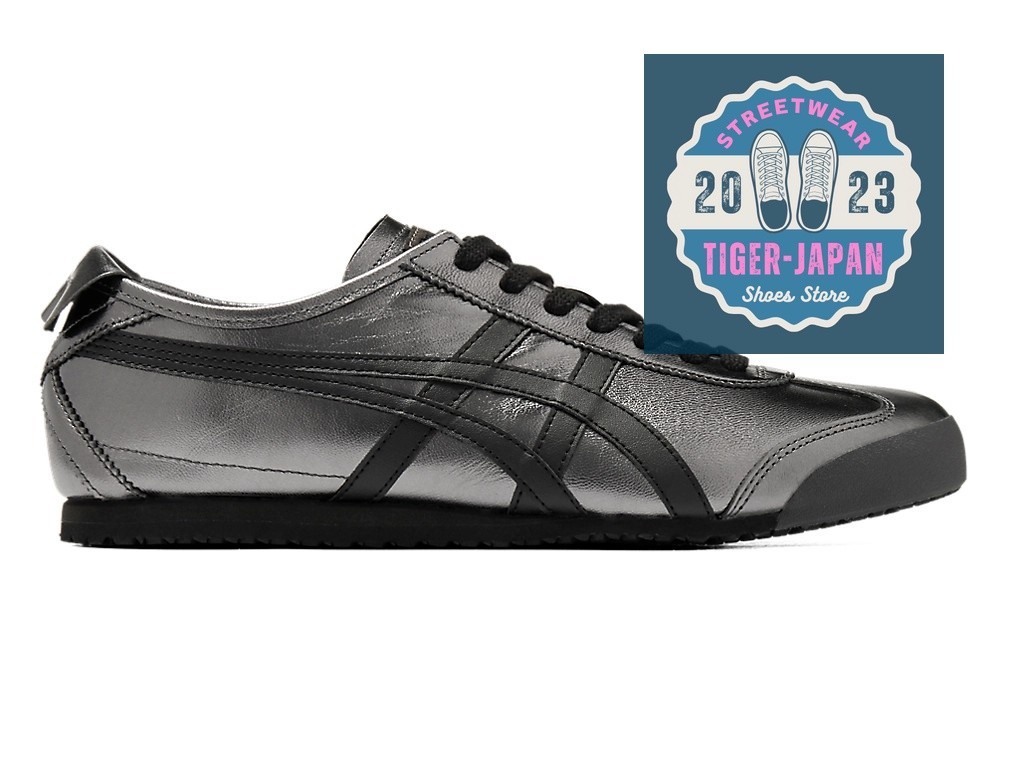 Onitsuka Tiger MEXICO 66 1183B566 022 GUNMETAL BLACK UNISEX Men Women Shoes