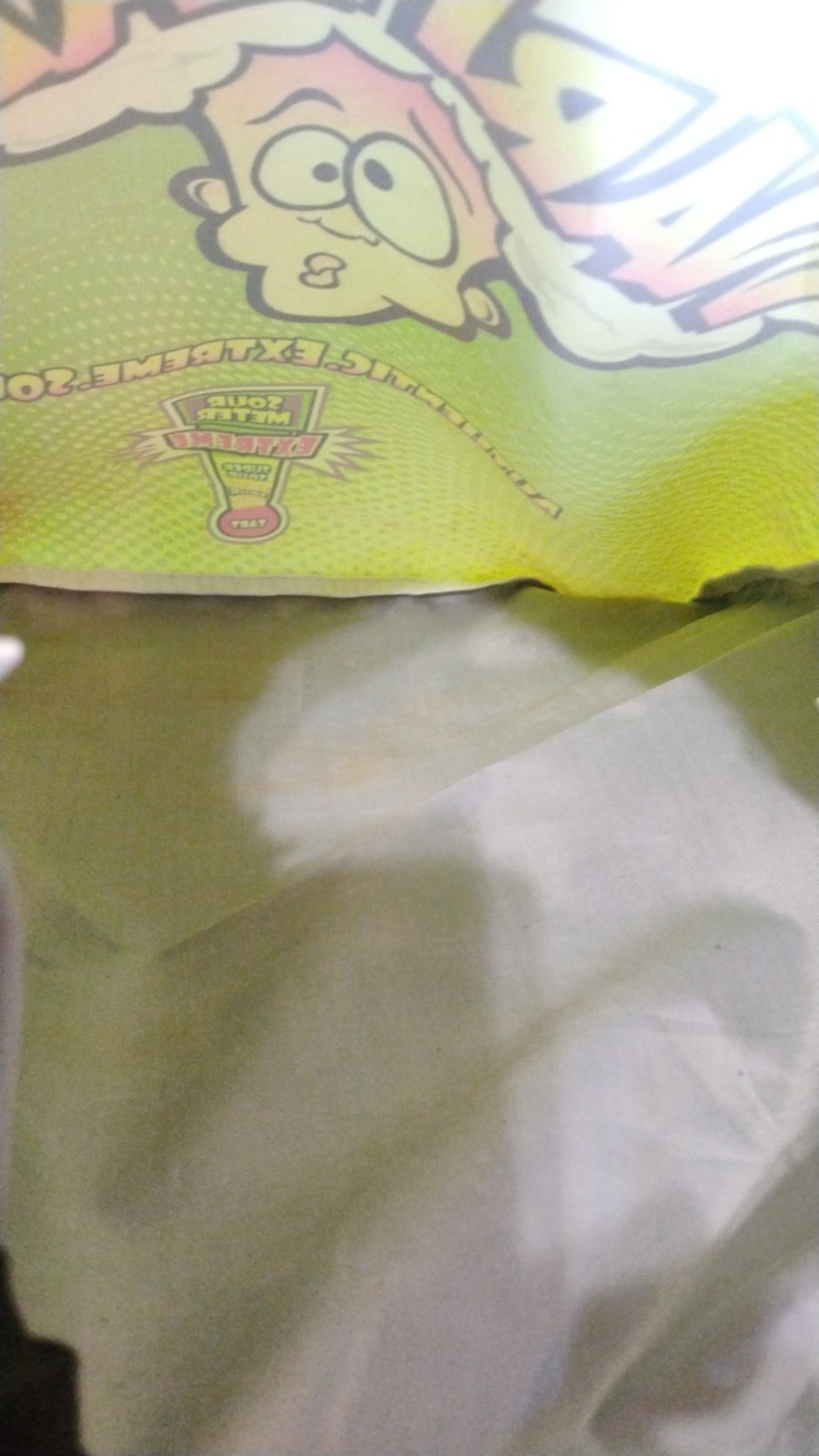 WARHEADS 🍬Extreme Sour Head Carry Tote Bag 🛍️Wally Warhead – See Details/Rare