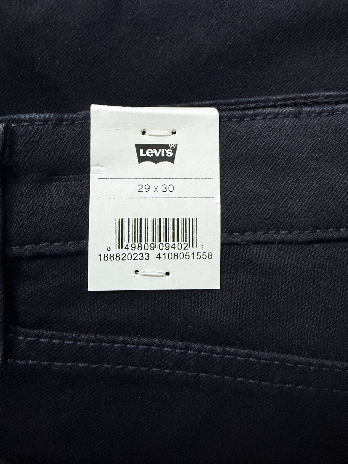 Levi’s 721 high rise skinny 29×30 NWT, Long shot black Style # 18882-0233