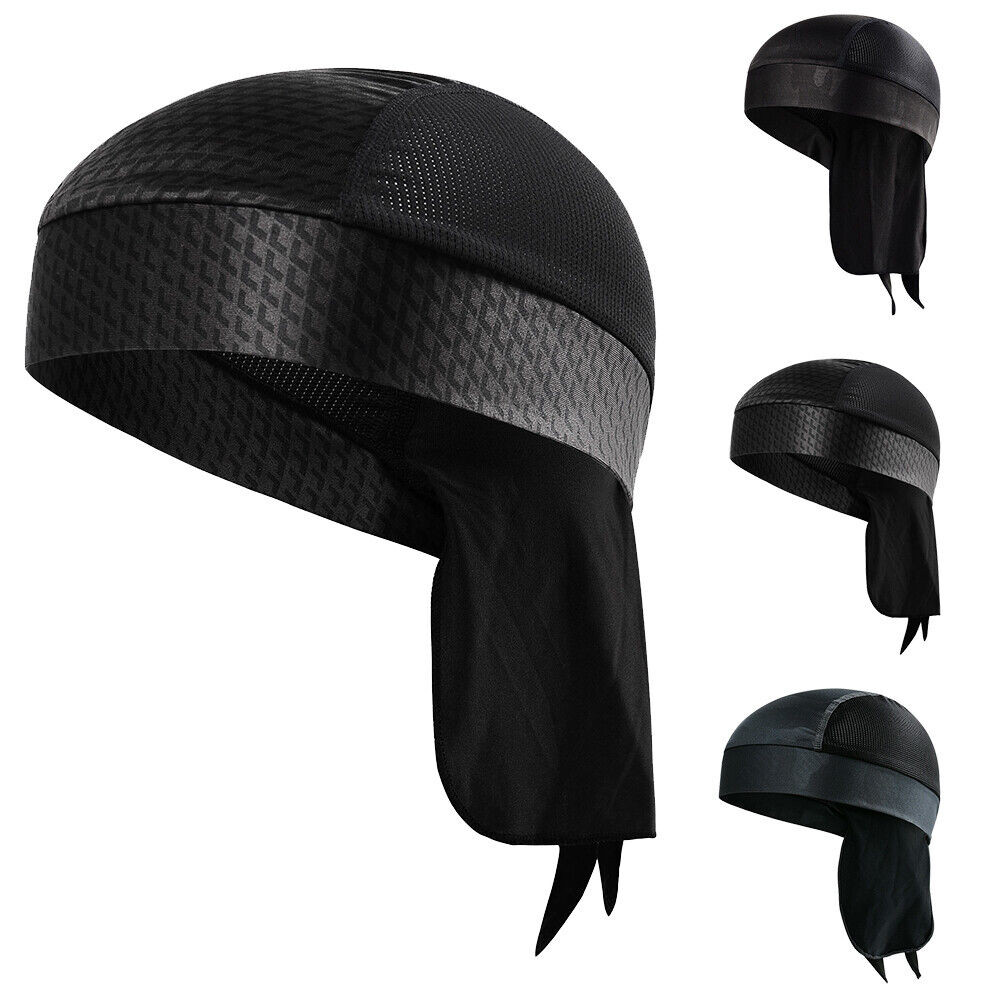 Cooling Helmet Liner Do Dew Rag Skull Cap Beanie for Men Bandana Head Wrap Hat