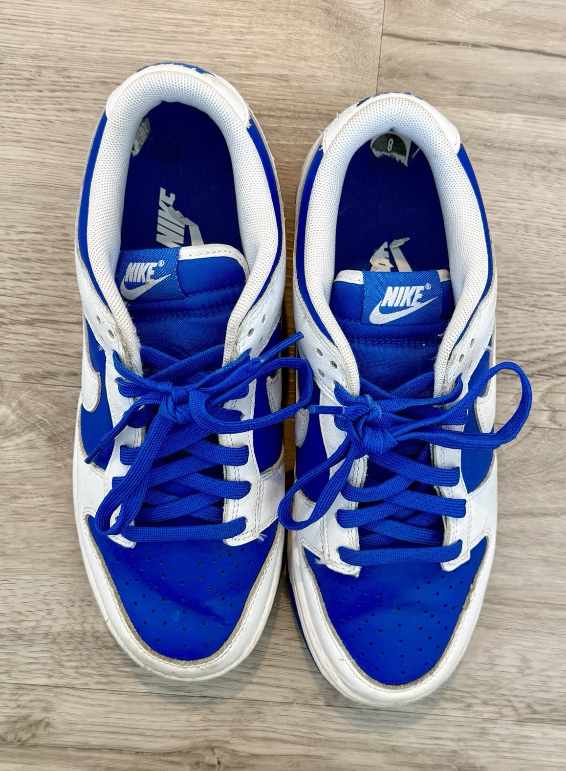 Nike Dunk Low Racer Men’s Blue/White Color Used