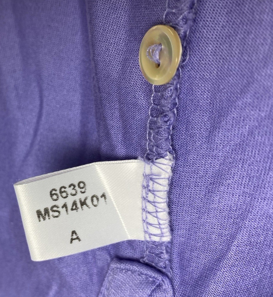 Peter Millar 100% Cotton Waterville 1889 Golf Polo Shirt Men’s M Orchid/Purple