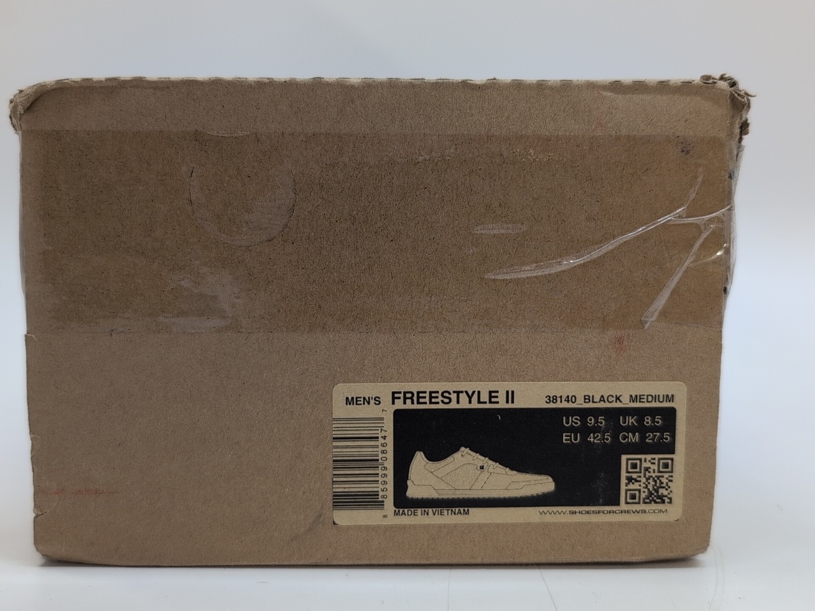Shoes For Crews Freestyle II Work Sneaker Men’s Size US 9.5M Black