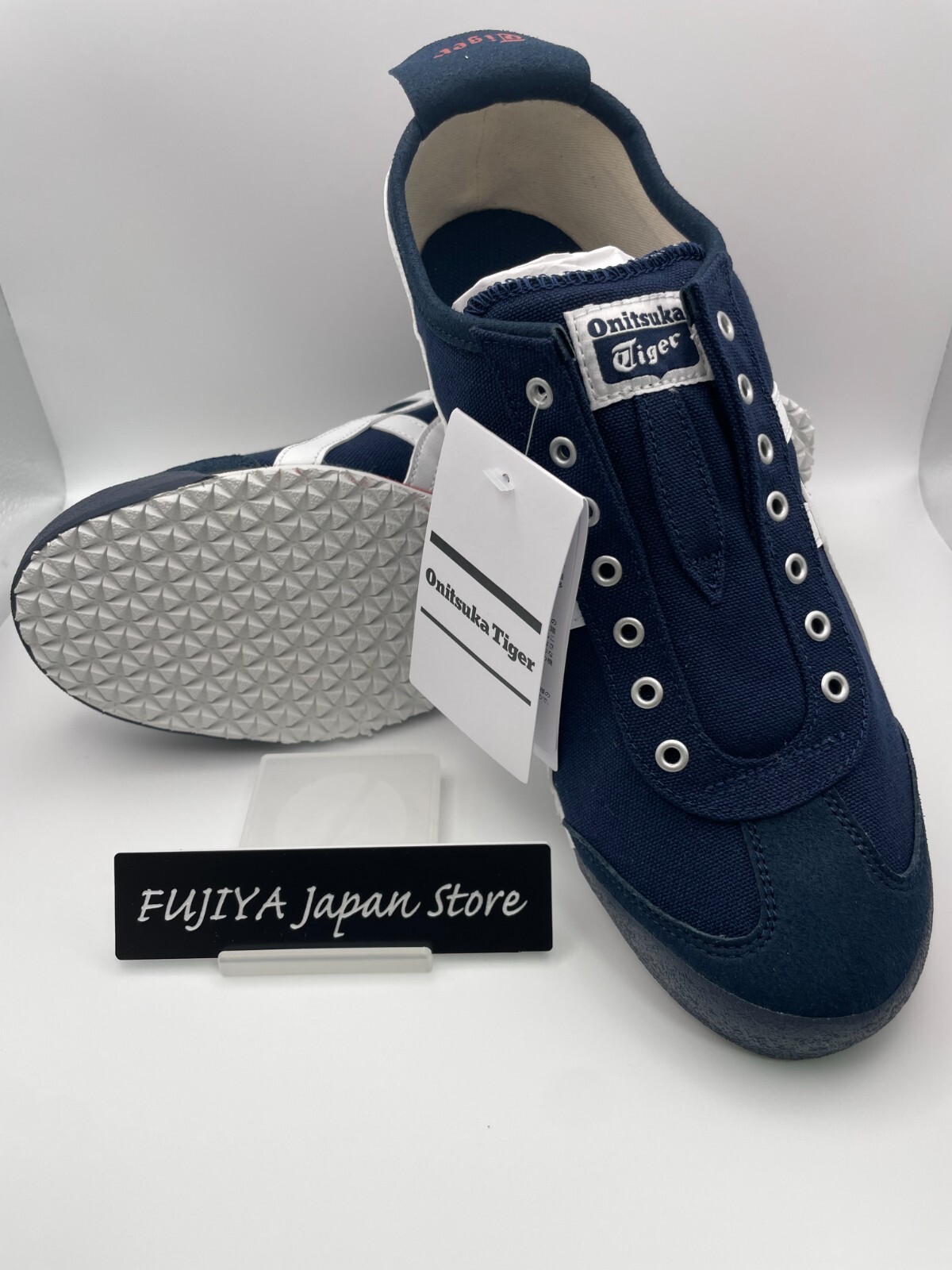 Onitsuka Tiger MEXICO 66 SLIP-ON Unisex 1183A360 401 NAVY/OFF-WHITE M8/W9.5