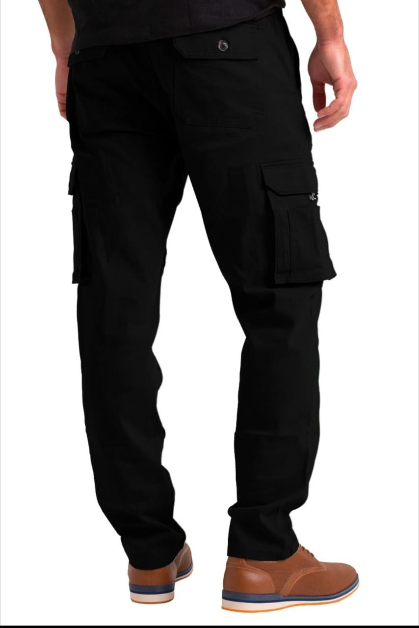 Men’s Flex Cargo Trousers Heavy Duty Stretch Casual Work Pants
