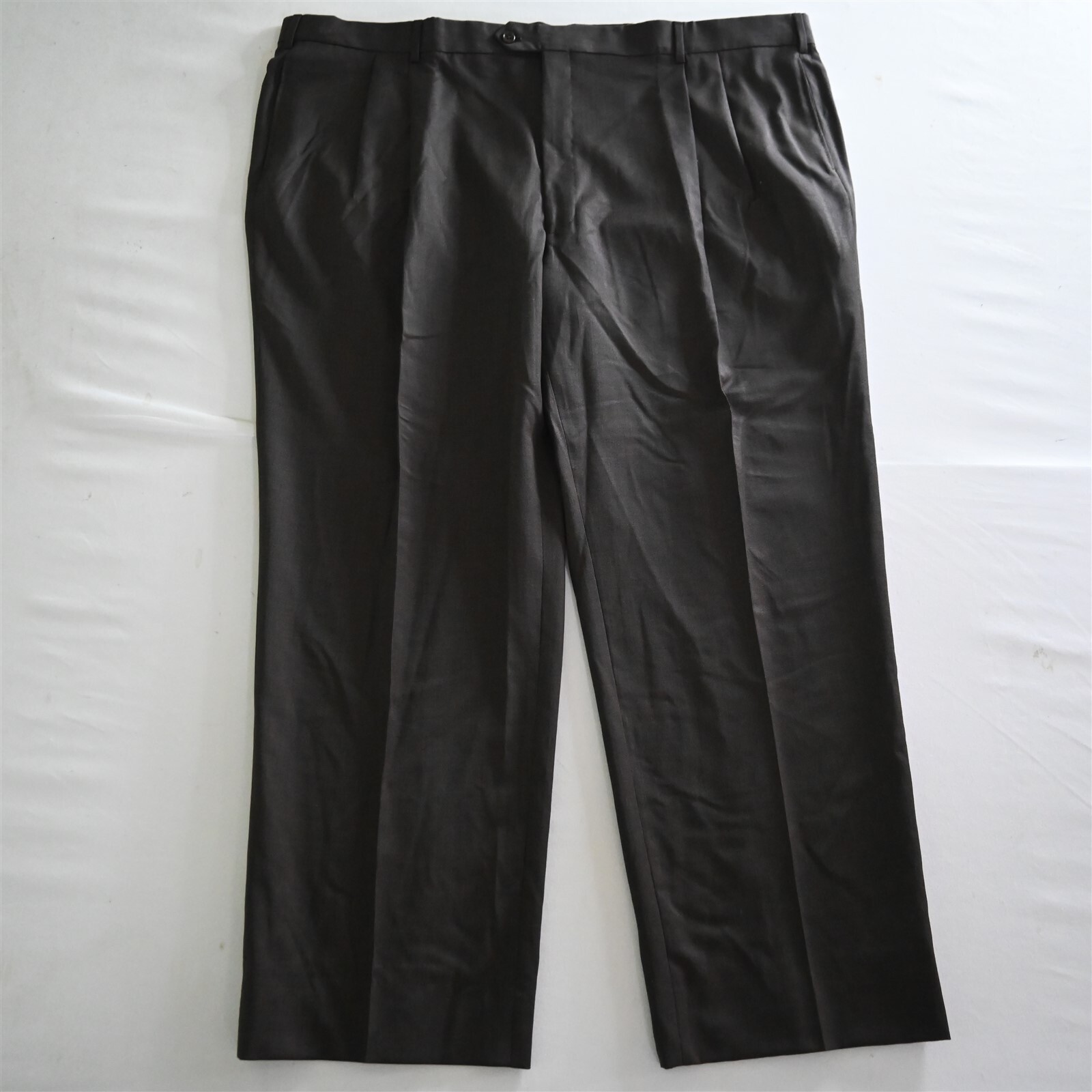 NEW Jos A Bank 50R 46×32 Brown Nailshead 100% Wool Mens Jacket Pants Suit