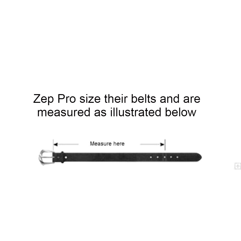 ZEP-PRO Leather Canvas Woven Ribbon Fishing Belt SNOOK belt size 32-54