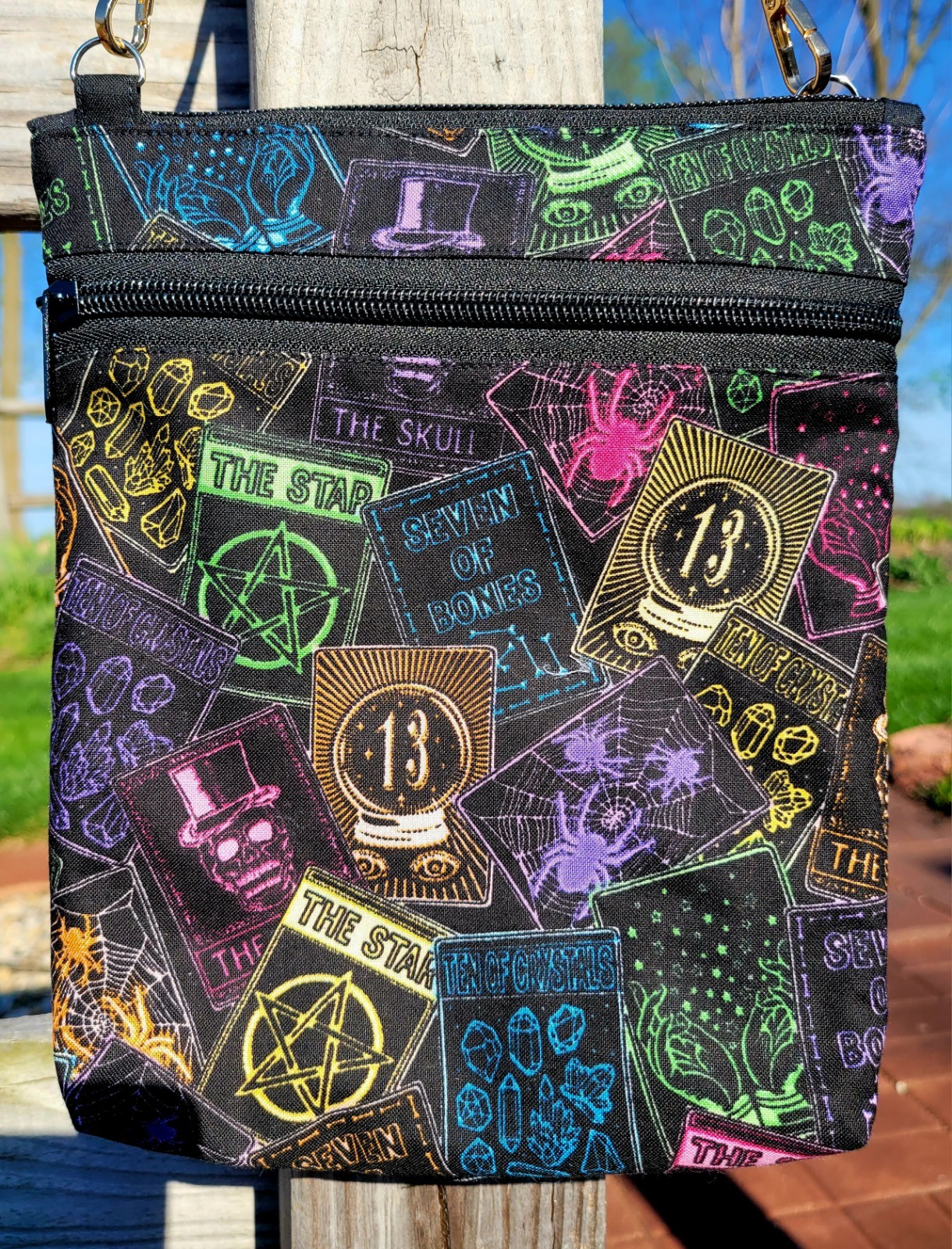 Tarot Deck Occult Purse Crossbody Bag