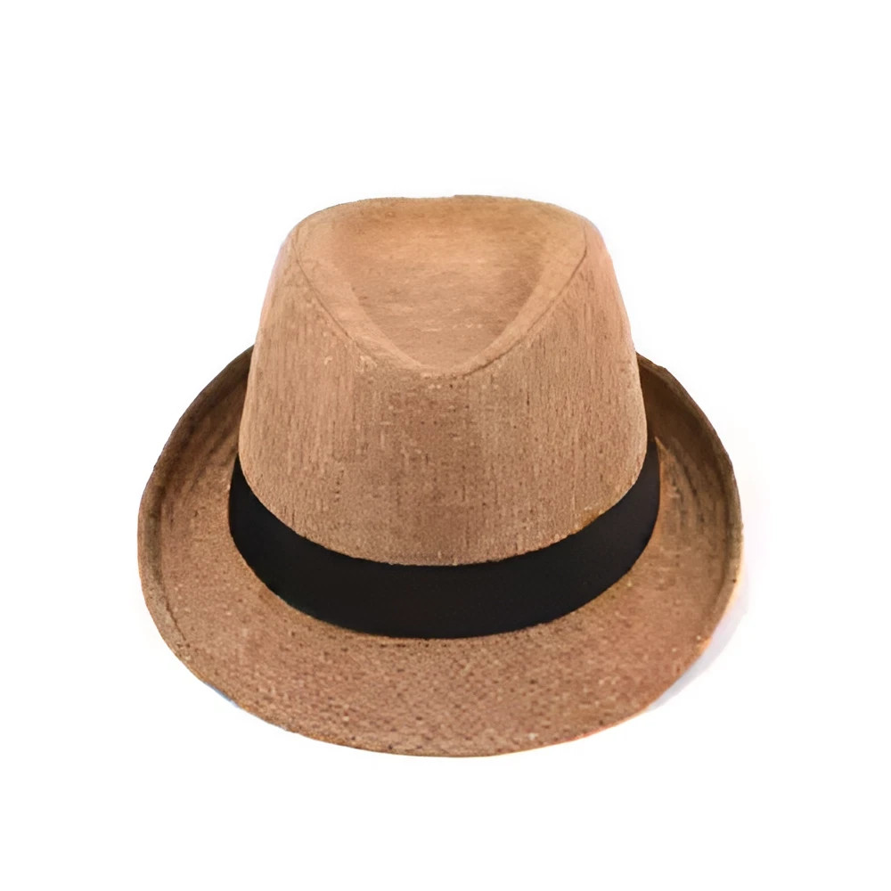 Unisex Panama Straw Hats for Women Men Summer Outdoor Beach Sun Hat Wide Brim Fo