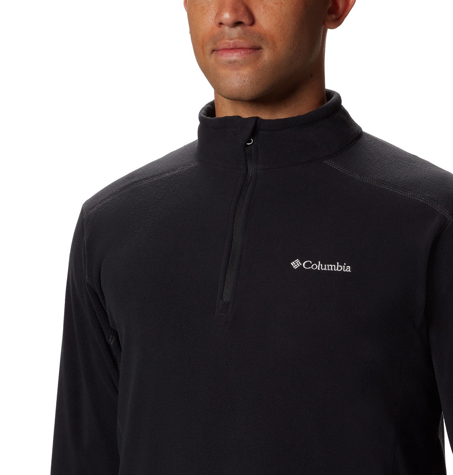 Columbia Mens Klamath Range II Half Zip Fleece Jacket, Black, 3X