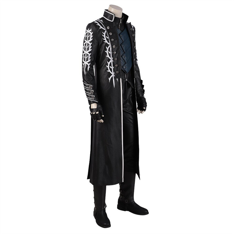 Devil May Cry 5 Vergil Dante Nero Cosplay Costume Boots Halloween Outfits Lot