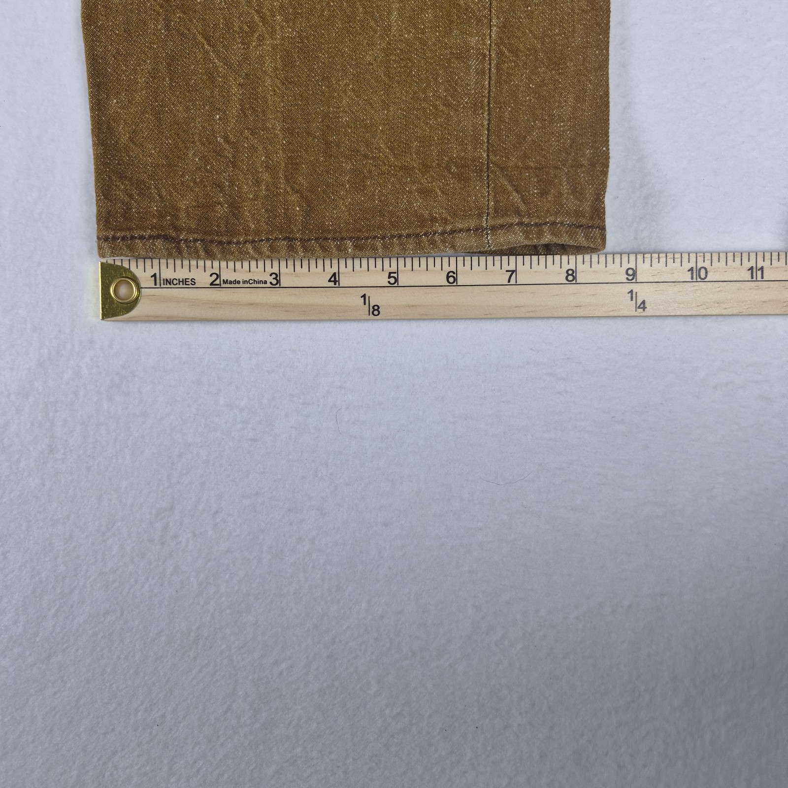 Levi’s 501 Brown Jeans Men’s 36×34 Original Fit Button Fly White Oak Cone Denim