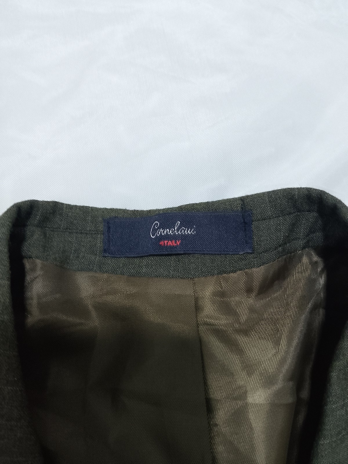 Men’s Corneliani Buffon Pura Lana Vergine Extra Fine Wool Blazer Jack Size 48 IT