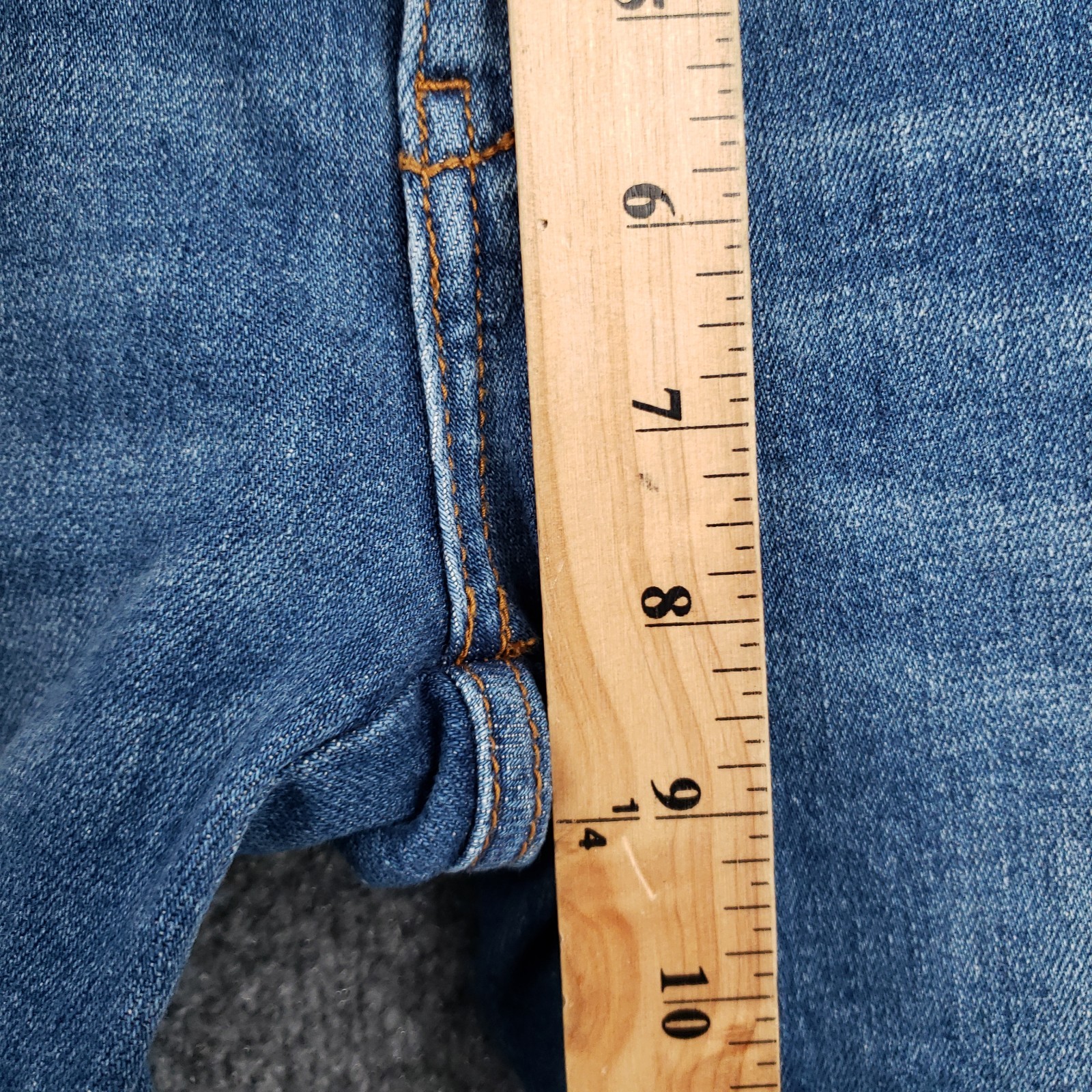 Pilcro Slim Boyfriend Cropped Jeans Womens 25P Petite Blue Side Stripe Denim