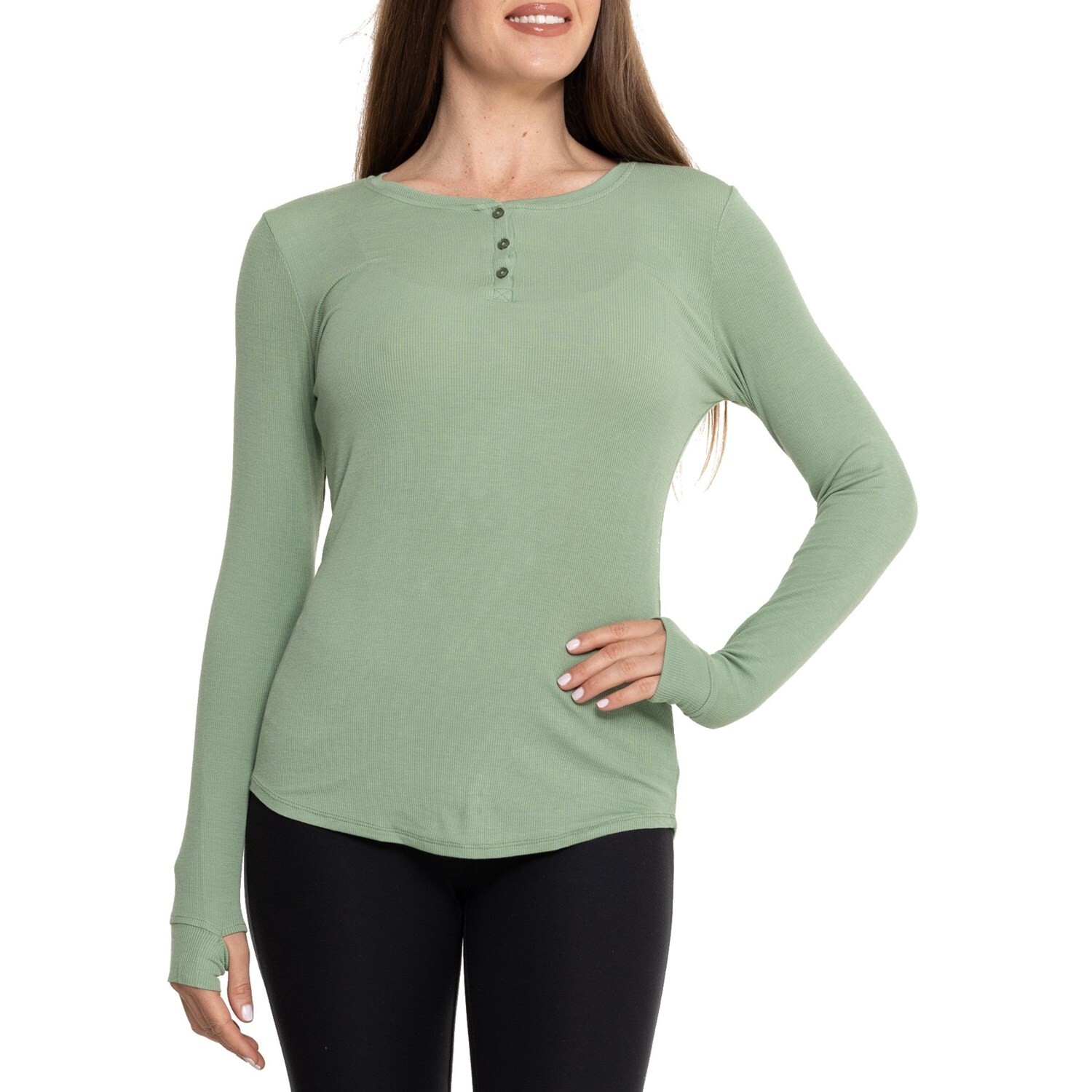 Cuddl Duds SoftWear Stretch Base Layer Top – Long Sleeve (A4) NWT