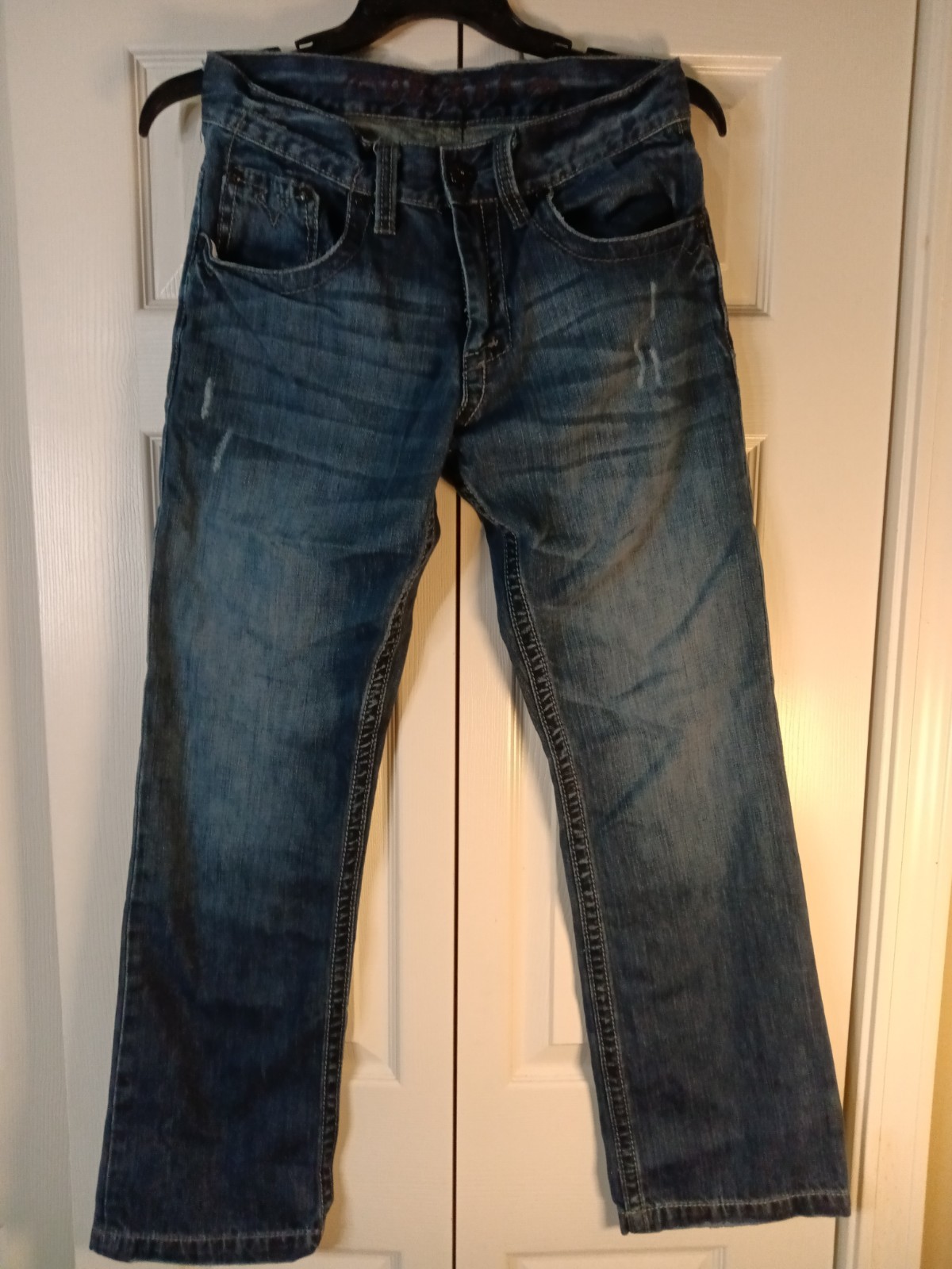 Decree Mens 31×32 Blue Jeans Boot Cut