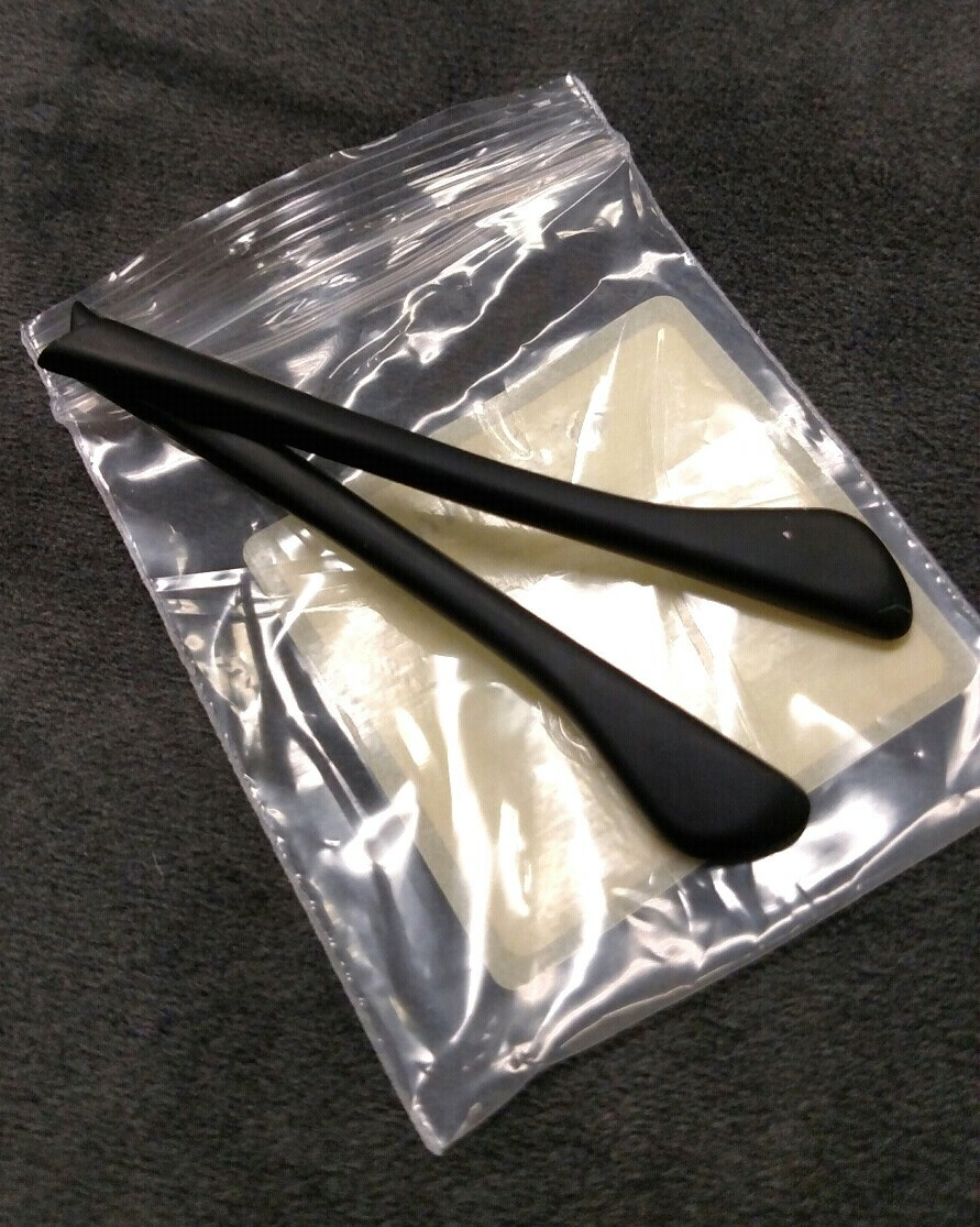 Oakley Authentic Airdrop Black OX8046 Earsocks “Temple Tips” Ear Sock Rubber Kit