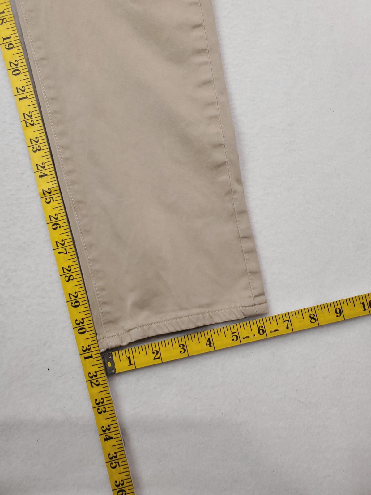 AG Adriano Goldschmied Jeans Mens 32×32 Beige Tellis Modern Slim Tapered Stretch