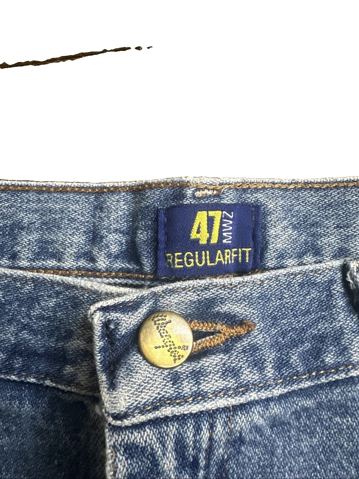 Wrangler 47MWZ Cowboy Cut Jeans Men’s 34×36 Blue Regular Fit Premium Denim #465