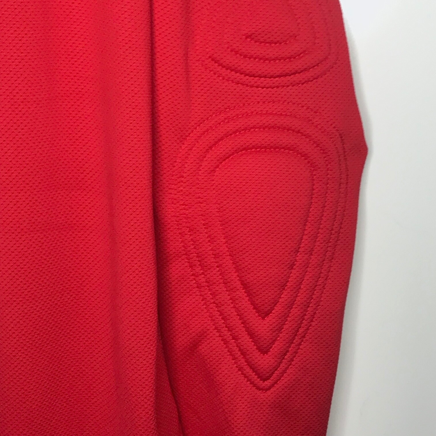 Nike Team Dri-Fit Shirt Mens S Red Elbow Pads Long Sleeve Soccer
