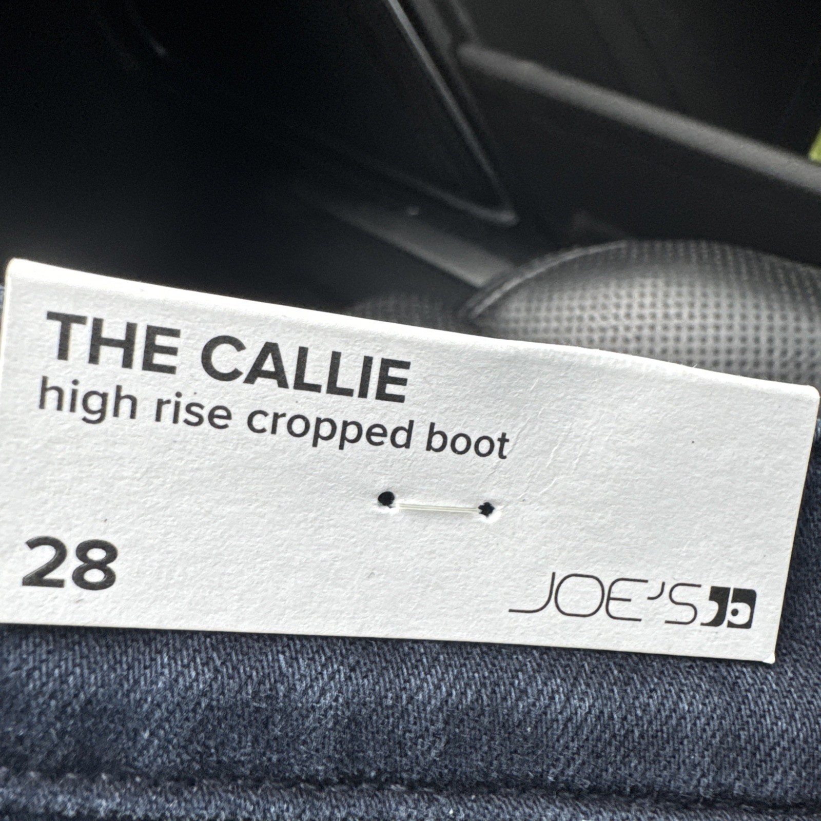 Joes – The Callie Women’s Blue Denim High Rise Cropped Boot Cut Jeans Size 28