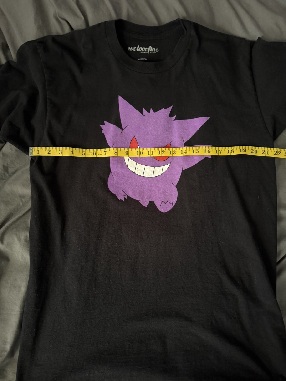 Poke’Mon Vintage 2015 Gengar T-shirt Size XL