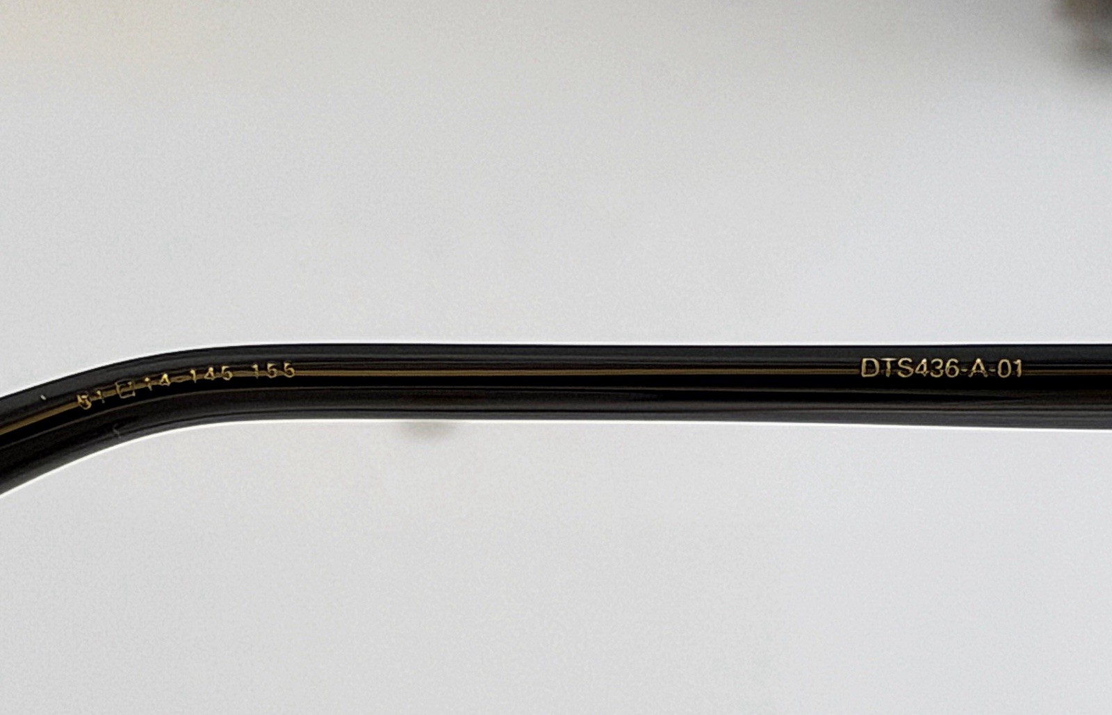 DITA Kudru Aviator Sunglasses Gold Titanium Grey Gradient 61mm DTS436-A-01 NEW