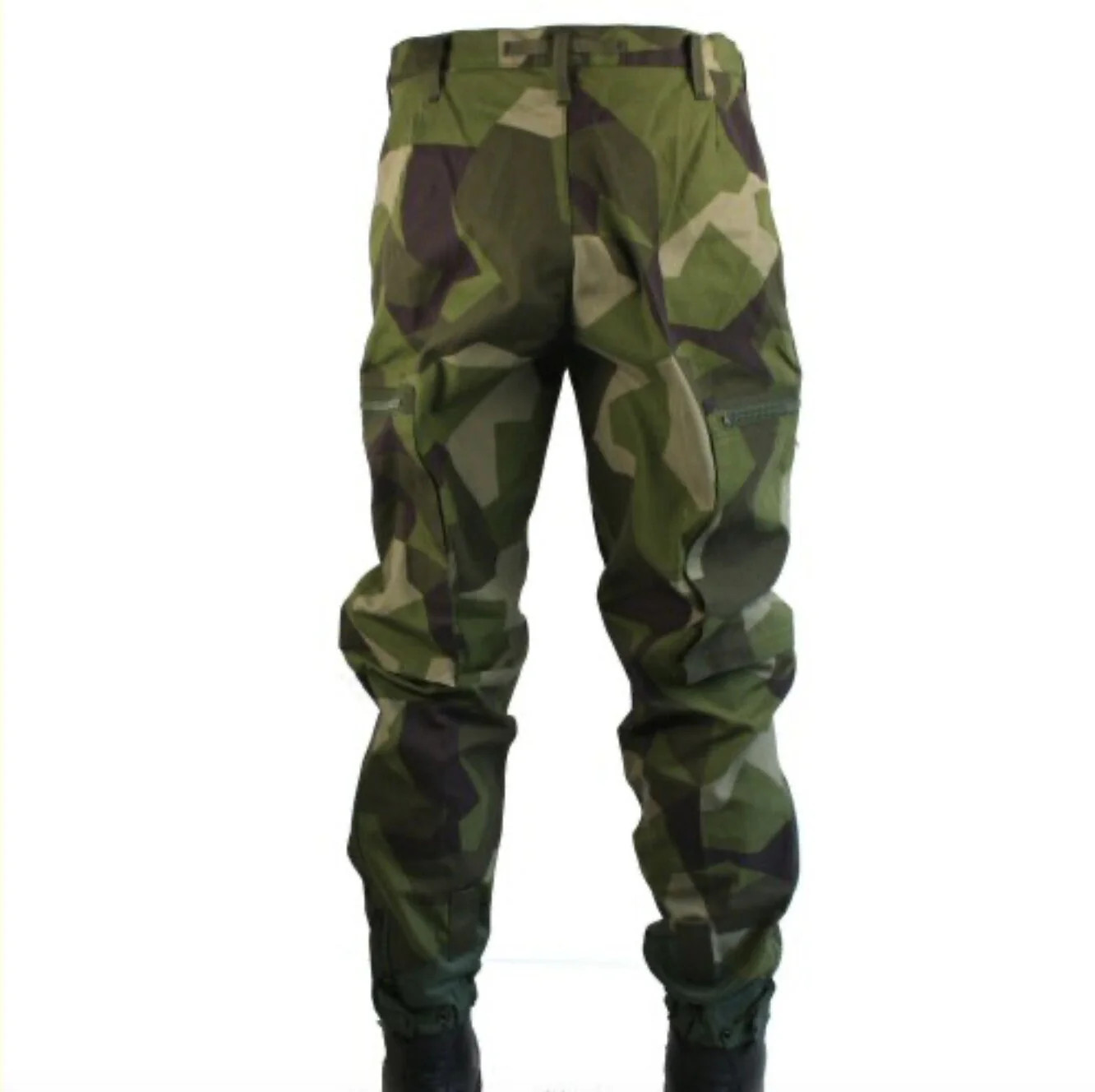 Swedish Army M90 Splinter Camo Pants – Genuine Military BDU Field Trousers