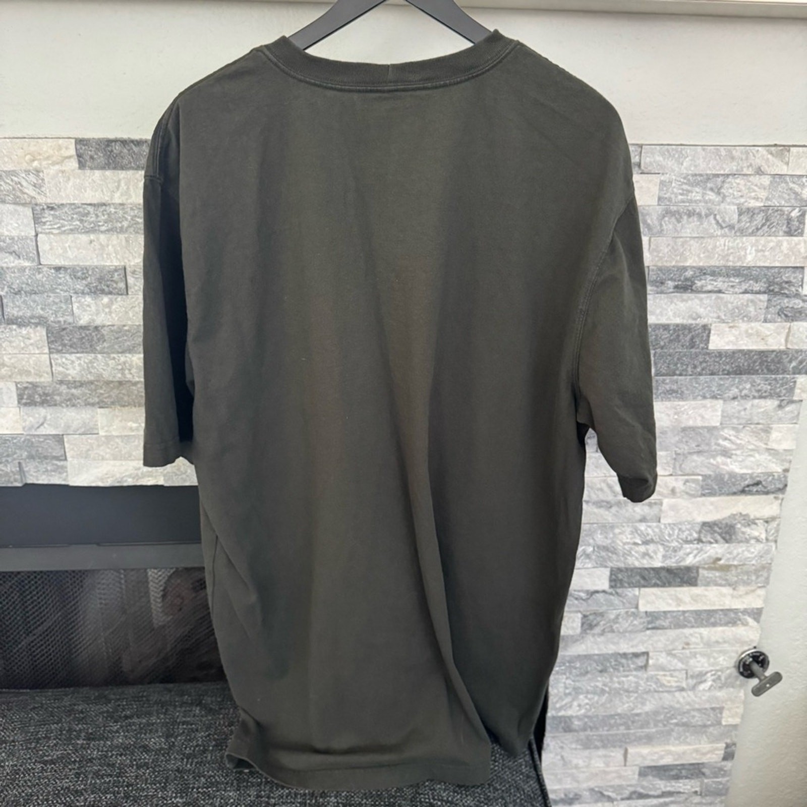 Carhartt K87 Loose Fit Heavyweight Pocket T-Shirt XL Tall Dark Bronzed Green