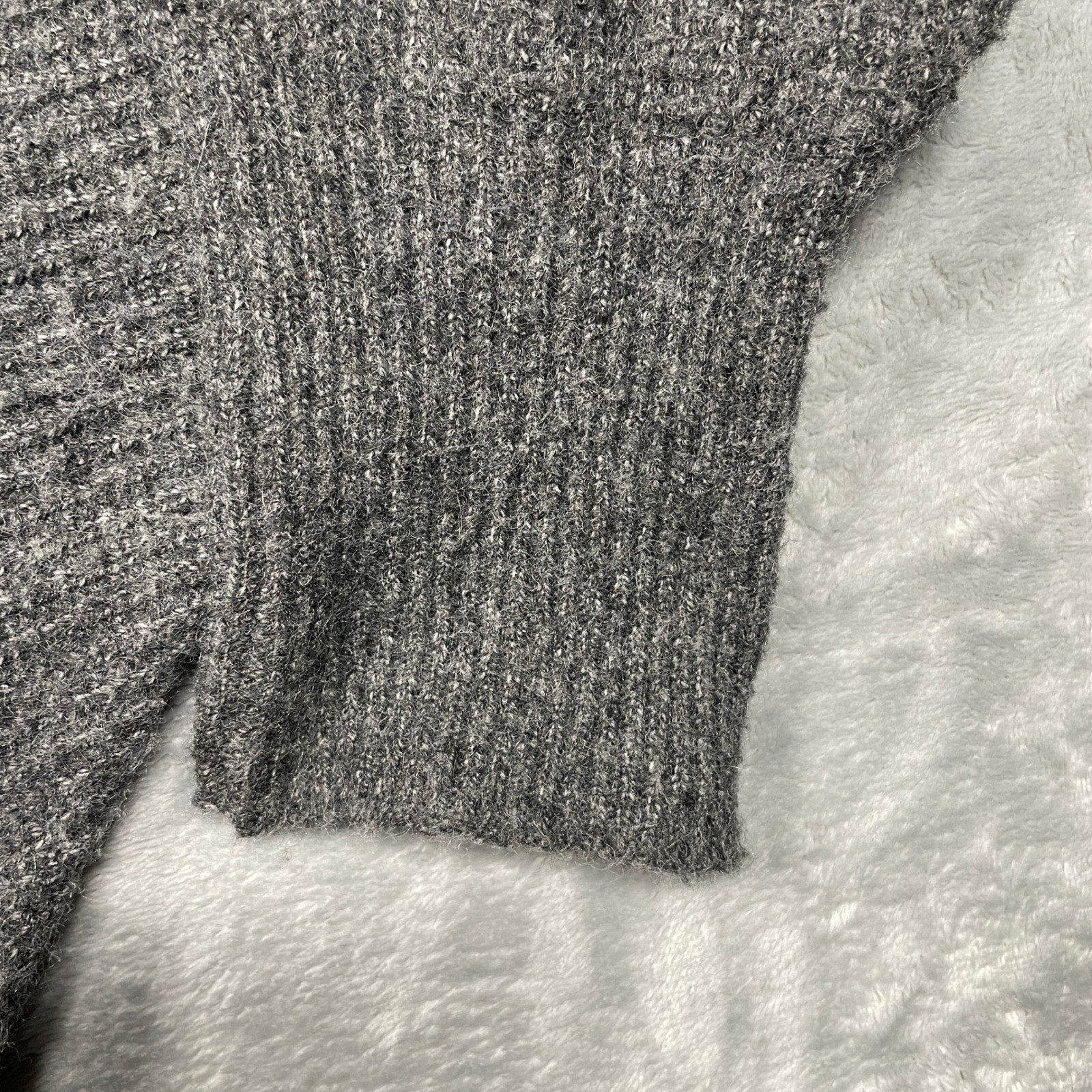 Kerisma Ryker Sweater Women M/L Grey Wool Blend Batwing Dolman Knit