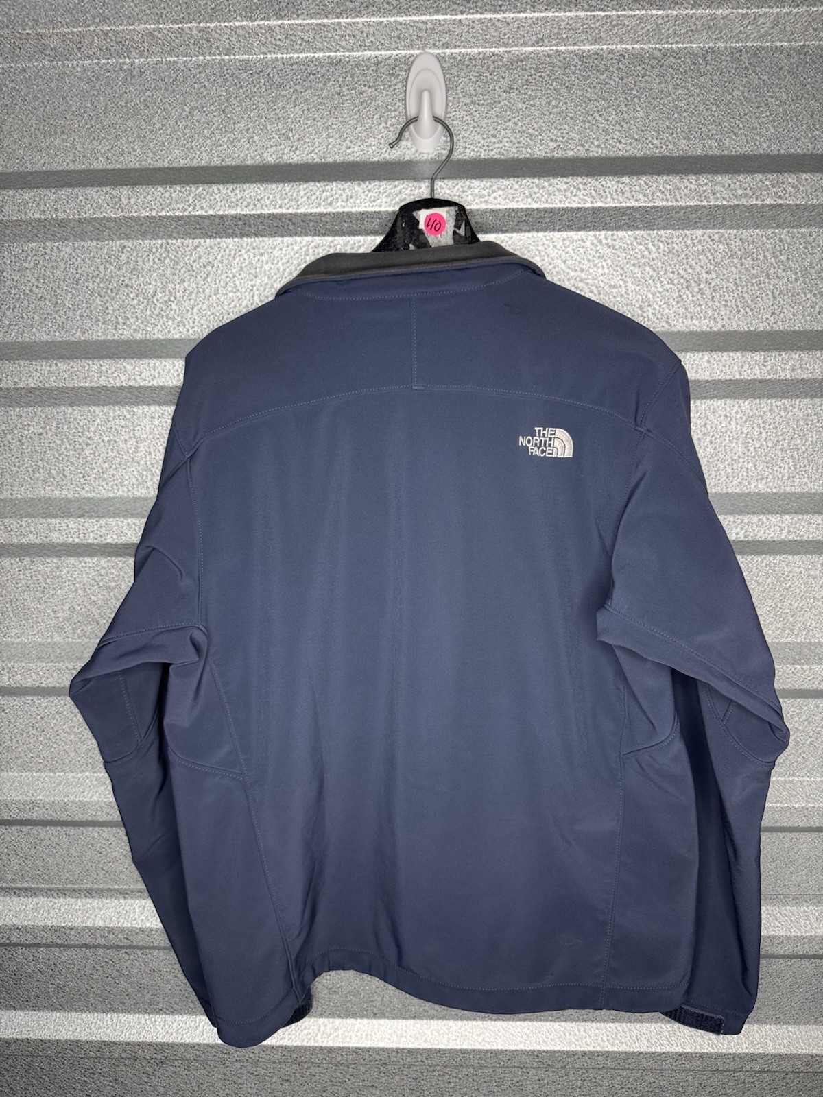 The North Face Apex Bionic Soft Shell Jacket Dark Navy Blue Full Zip Men’s Large