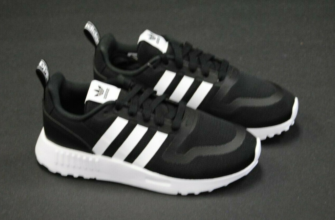 [G55538] NEW PRE SCHOOL KID’S ADIDAS ORIGINALS MULTIX C BLACK WHITE BLACK AK188