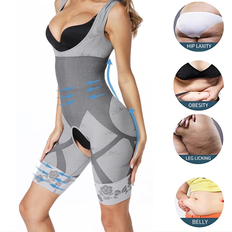 Women Bodysuit Shapewear Post Surgery Tummy Control Slimming Full Body Shaper
