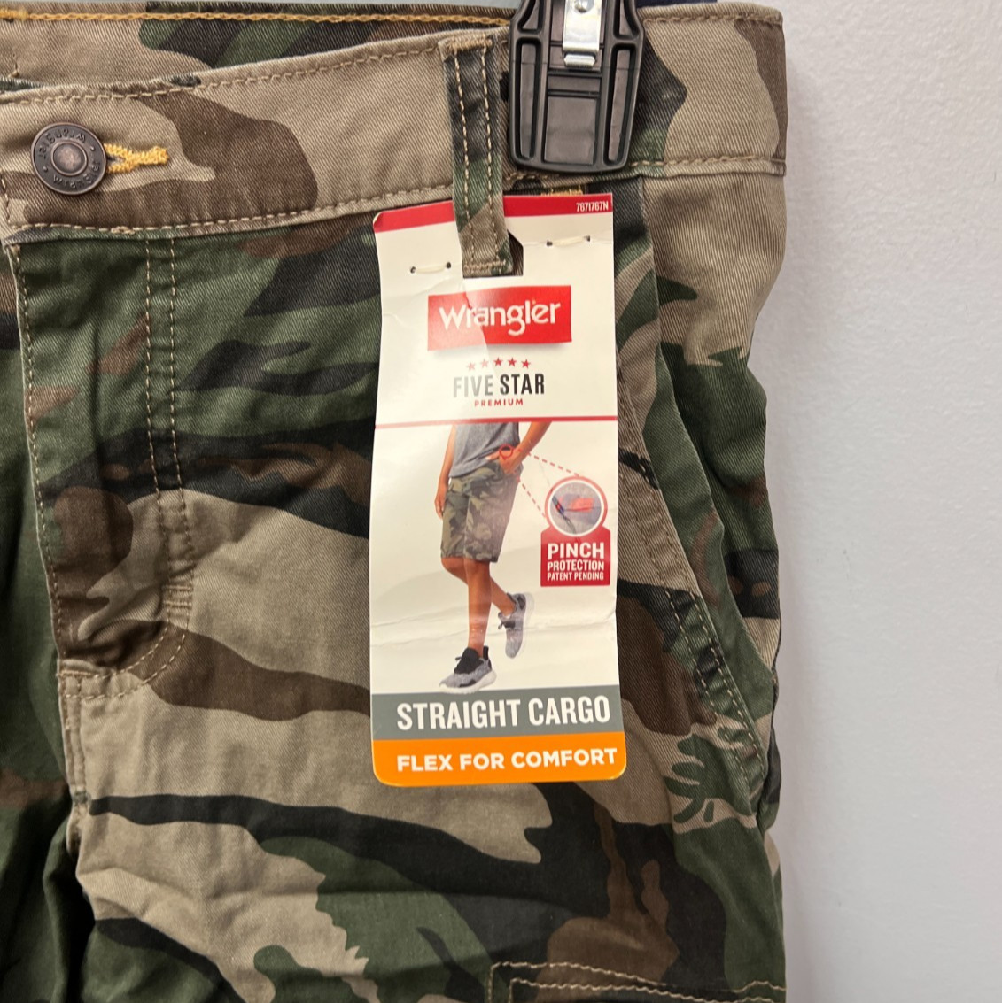 Wrangler 5 Star Straight Comfort Cargo Shorts Boys w/Adjustable Waist