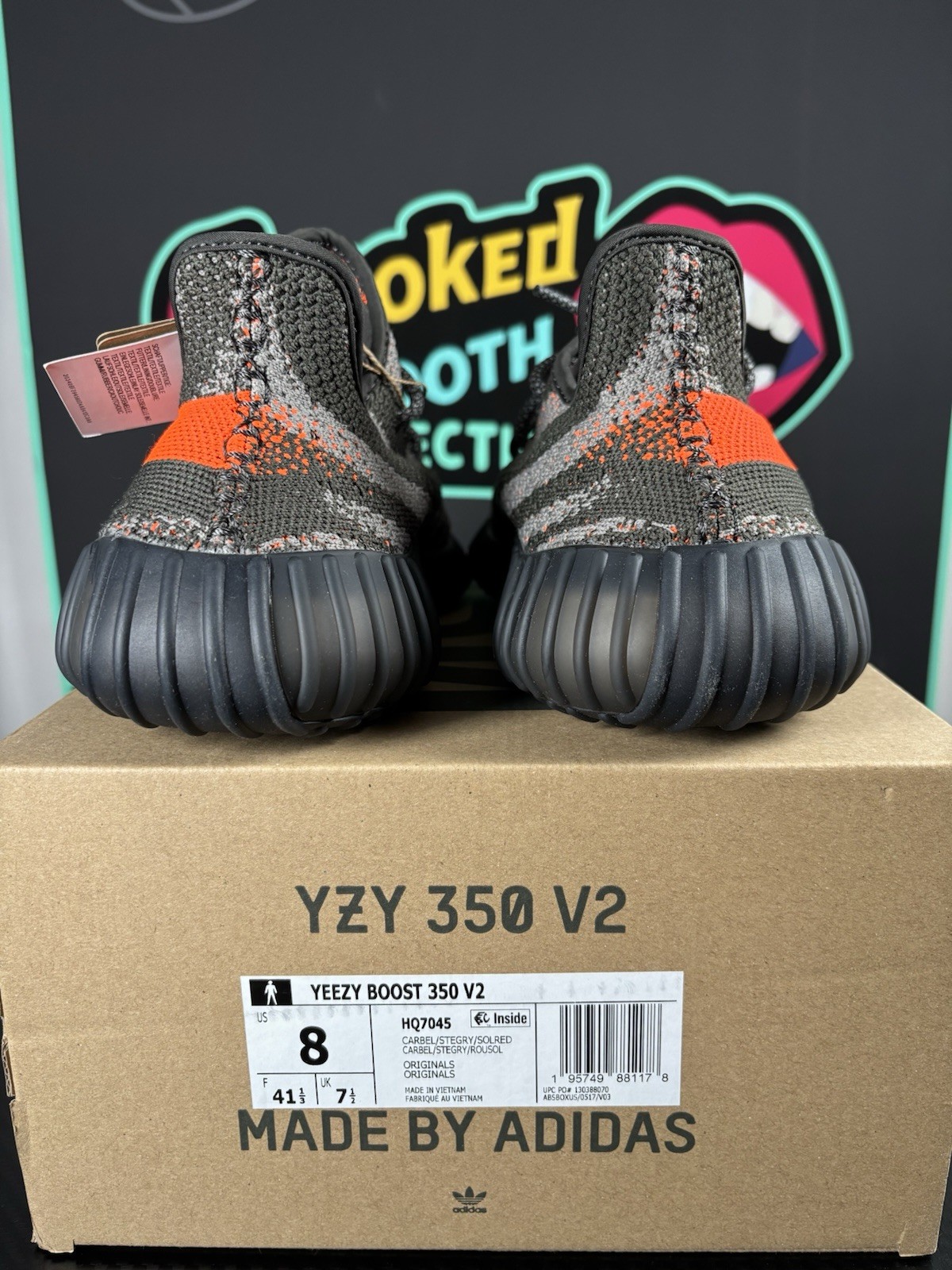 Adidas Yeezy Boost 350 V2 Carbon Beluga HQ7045 Size 8