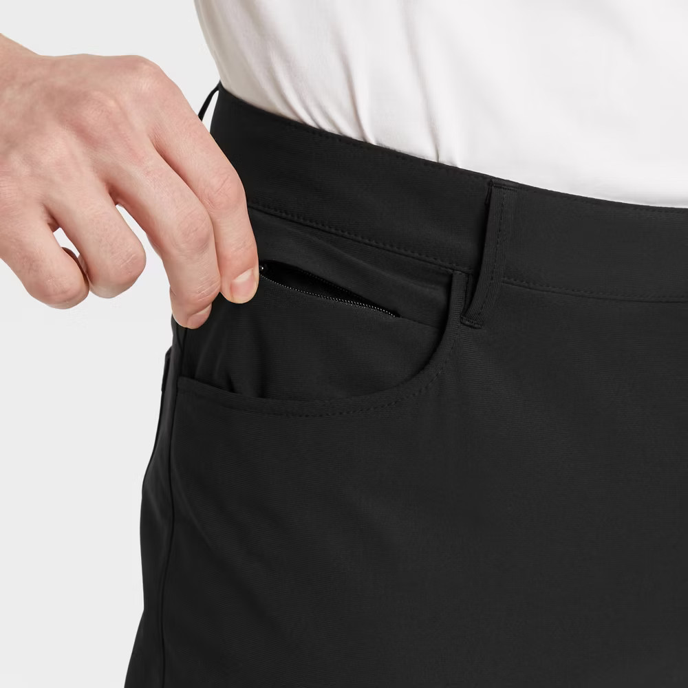 Men Golf Pants – All In Motion Black 30×30