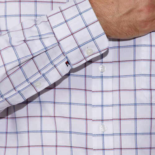 Tommy Hilfiger Men’s All-Season Stretch Regular Fit Dress Shirt