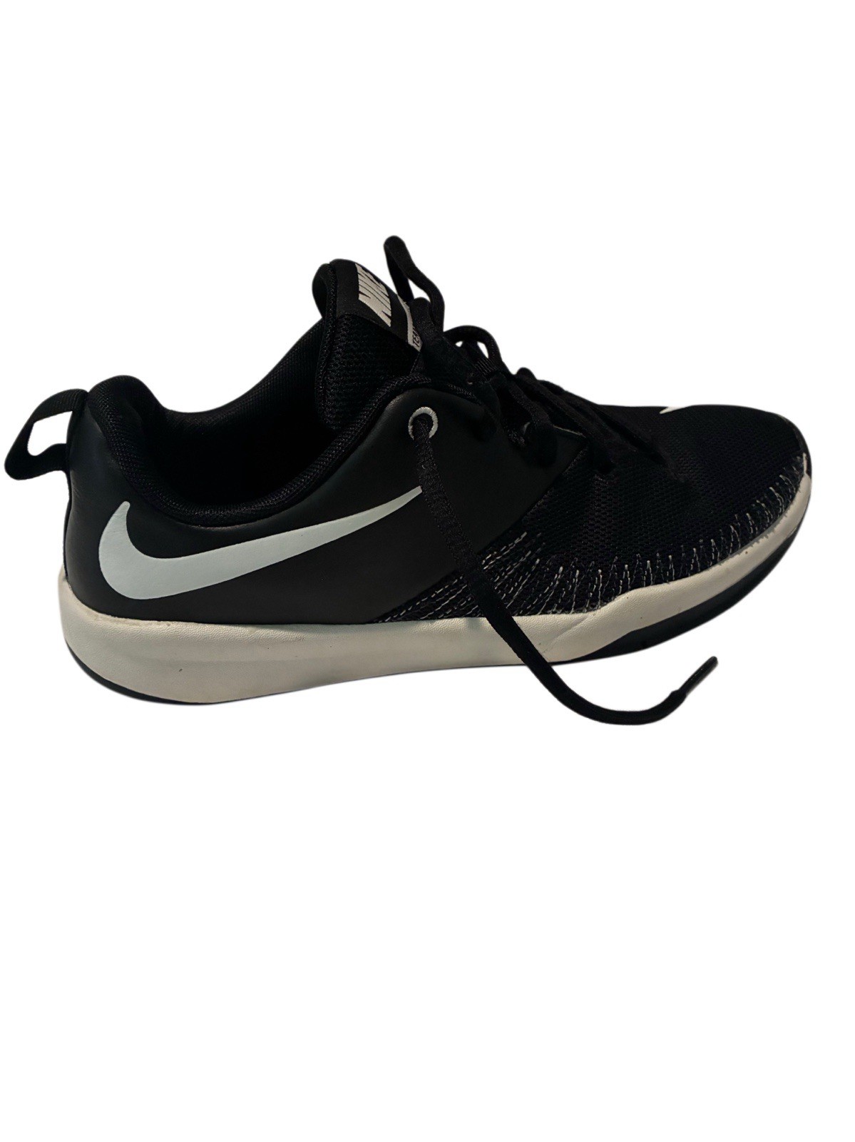 Nike Team Hustle D7 Low Black/White Youth Size 6Y Shoes