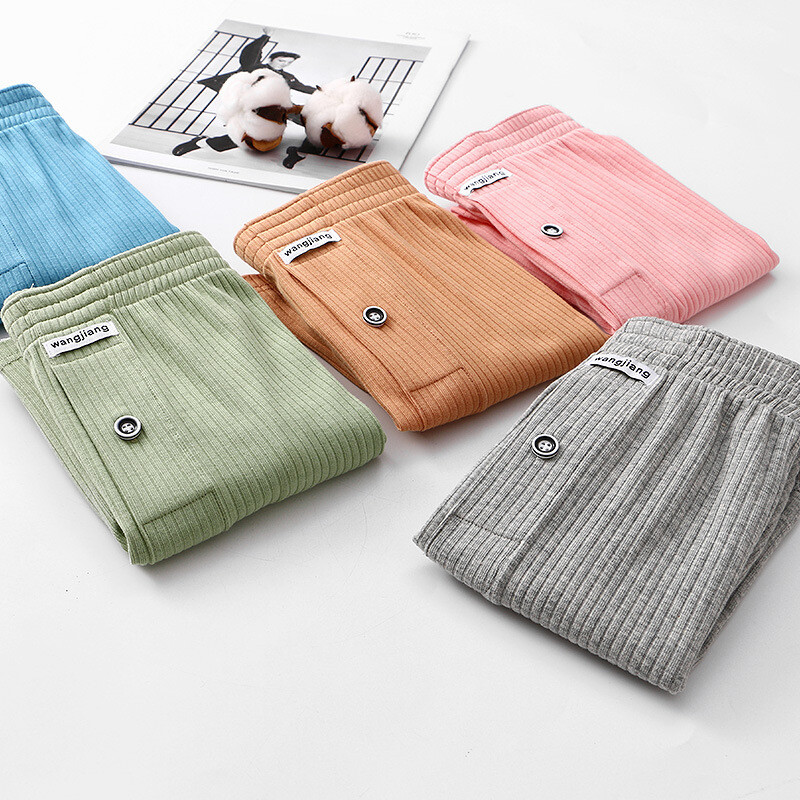 Mens Cotton Underwear Loose Boxers Shorts Cotton Soft Arrow Pants Open Flying