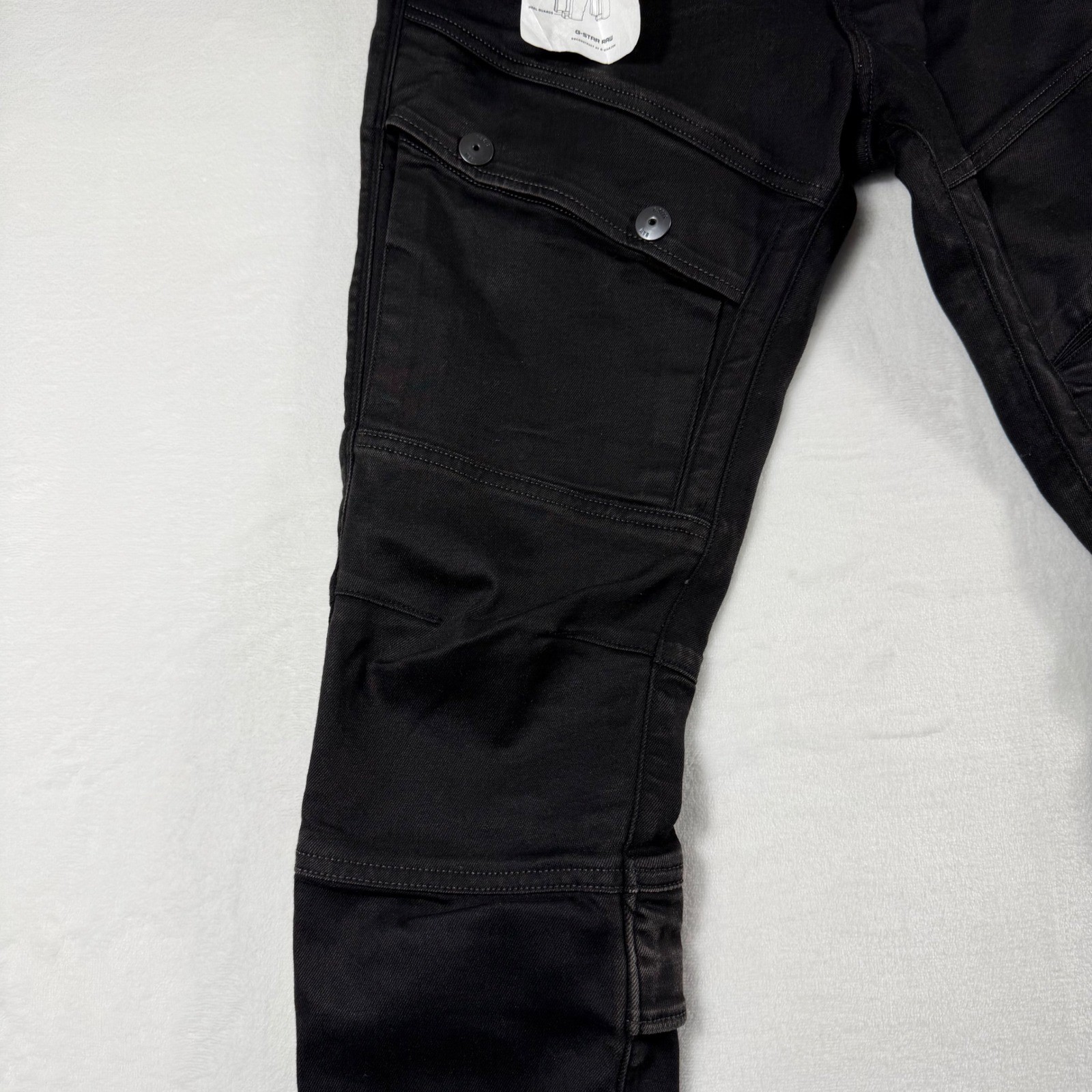 G-Star Raw Airblaze 3D Skinny Jeans Men 29×30 Black Loomer Superstretch NWT $260