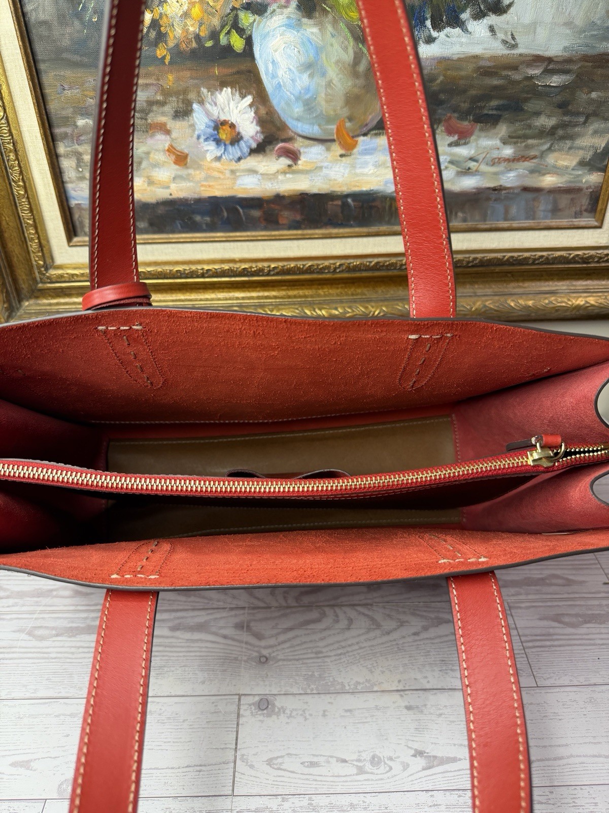 Dooney & Bourke Alto Tote – Red. Rare Find. New without tags. Pet/Smoke Free