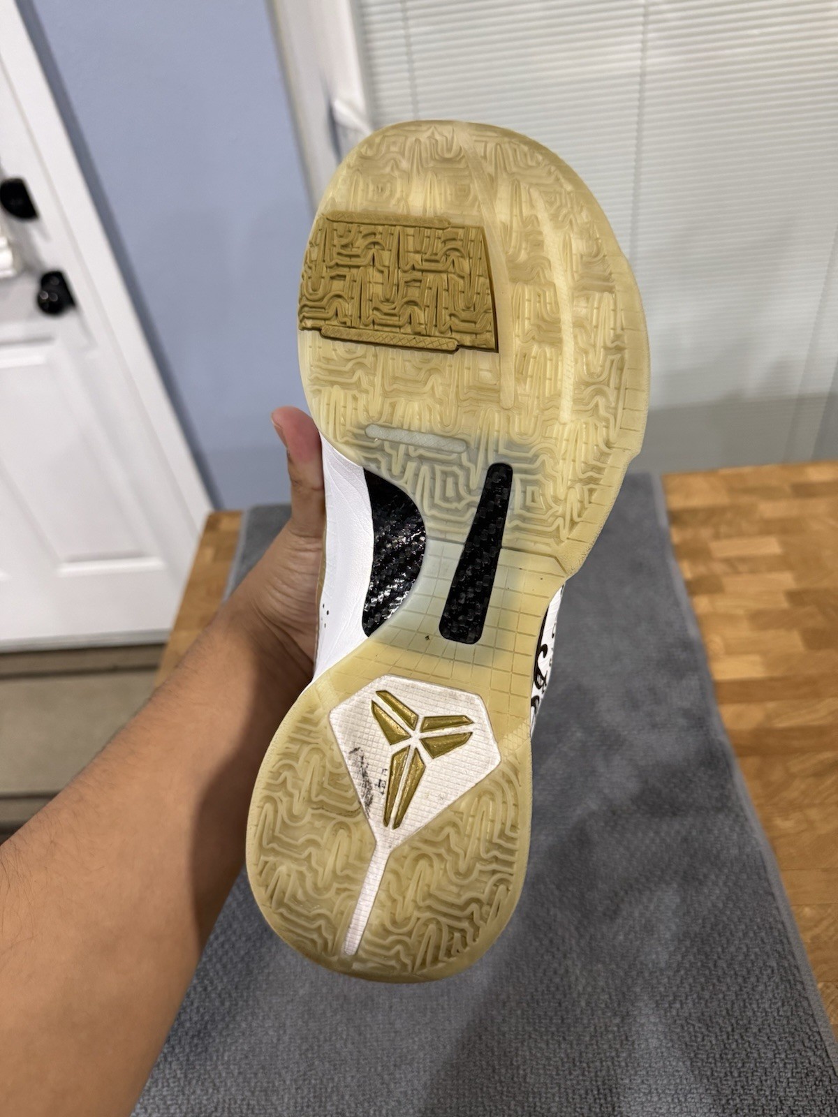 Nike Zoom Kobe 5 Protro Big Stage White/Metallic Gold/Black CT8014-100 2020