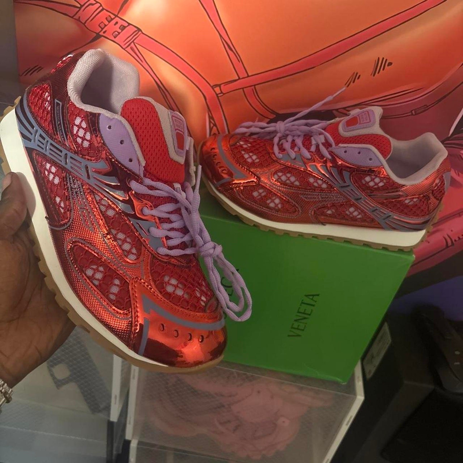 Asics gel lyte iii red
