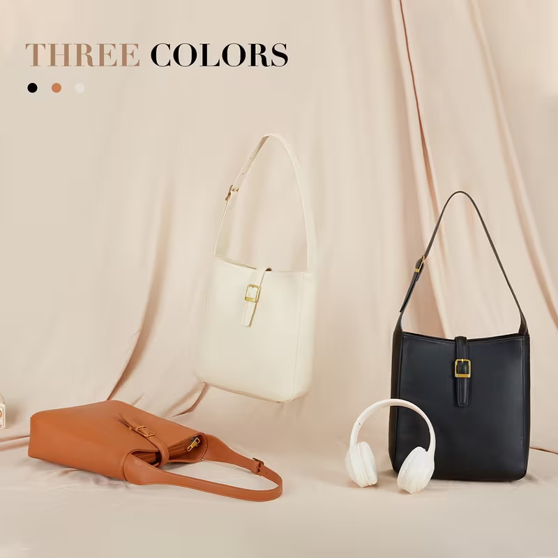 Womens Leather Handbag Set Shoulder Bag Crossbody Satchel Messenger Tote Purse